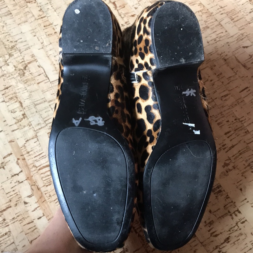 Nine West Huggins Leopard Print Genuine Calf Hair Ankle Boot Bootie 7.5 - Picture 10 of 10